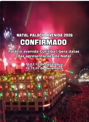 Natal do Palácio Avenida 2026 – Encantares