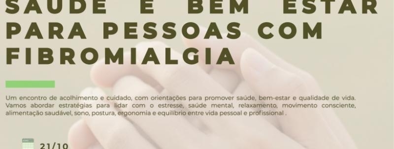 Oficina: Saúde e Bem-Estar para Pessoas com Fibromialgia