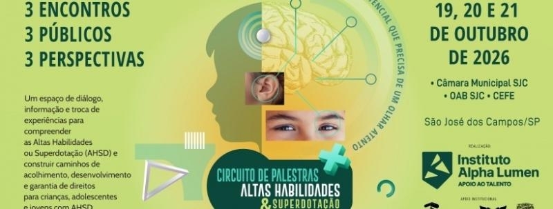 Evento: Circuito de Palestras Altas Habilidades e Superdotação