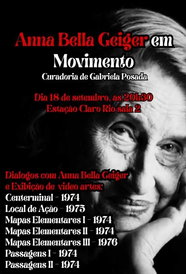 Anna Bella Geiger Em Movimento