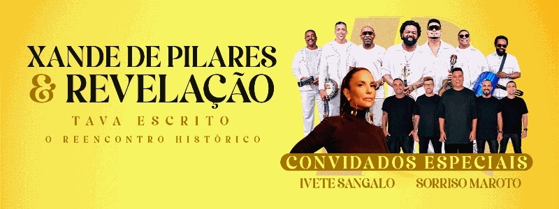 Evento: Revelação & Xande de Pilares - Salvador - 26/09/2026 - Venda Geral