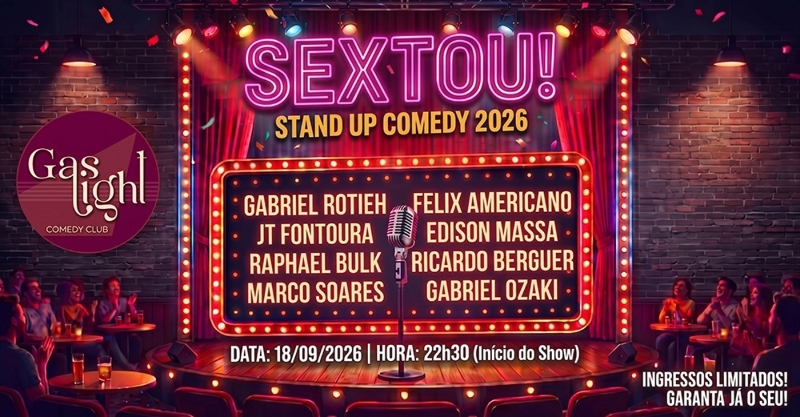 SEXTOU - STAND UP COMEDY 2026