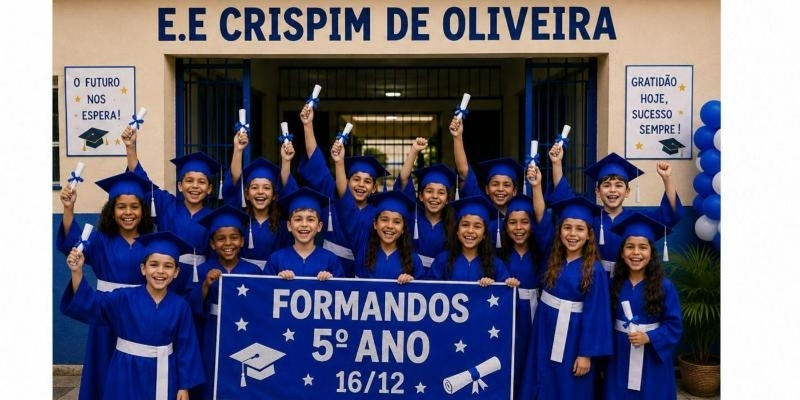 FORMATURA E.E CRISPIM DE OLIVEIRA