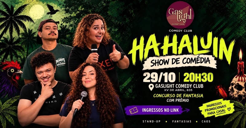 AH AHLUIN - SHOW DE COMÉDIA COM GABRIELA GIORDANO, SÁVIA ARAGÃO, LUIS FERREIRAS E JONAS REIKDAL