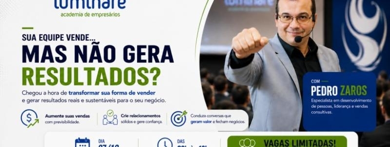 Evento: Workshop Presencial | O Novo Vendedor Consultivo | Edição Sorocaba
