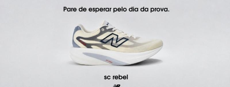 JUST RUN NEW BALANCE - TEST RUN SC REBEL - SHOPPING HIGIENÓPOLIS