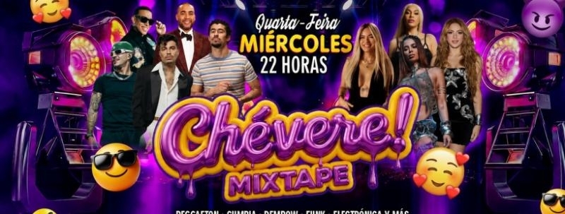 Evento: Fiesta Latina ¡CHÉVERE! | Quarta-feira 02 setembro | Copacabana | TAU
