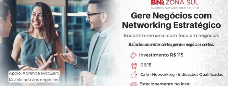 Networking Empresarial em São Paulo (Chácara Santo Antônio) | Gere Negócios com Método (BNI)