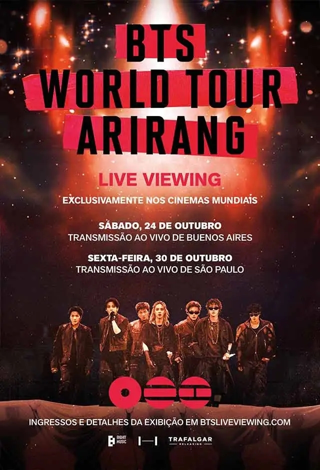 Filme: BTS World Tour 'Arirang' In São Paulo: Live Viewing