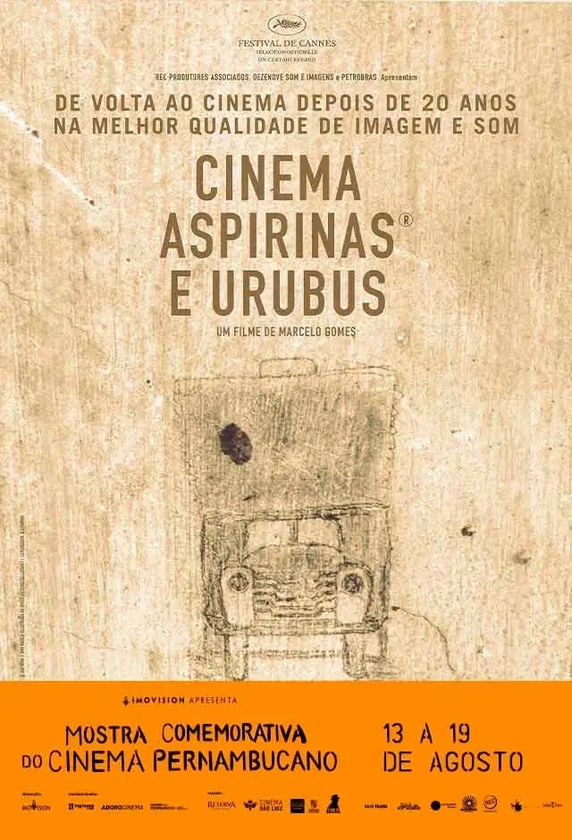 Filme: Cinema, Aspirinas E Urubus + Mostra Pernambucana