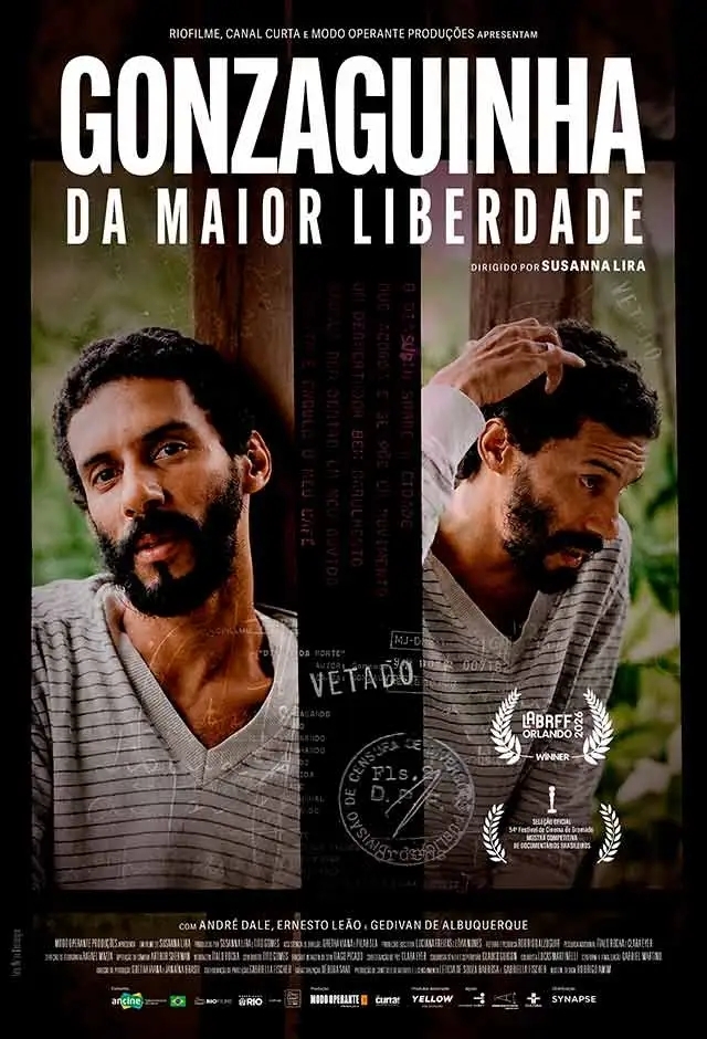 Cartaz do documentário Gonzaguinha, Da Maior Liberdade