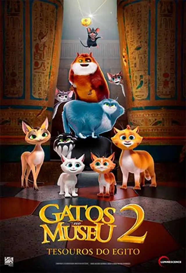 Filme: Gatos No Museu 2: Tesouros Do Egito
