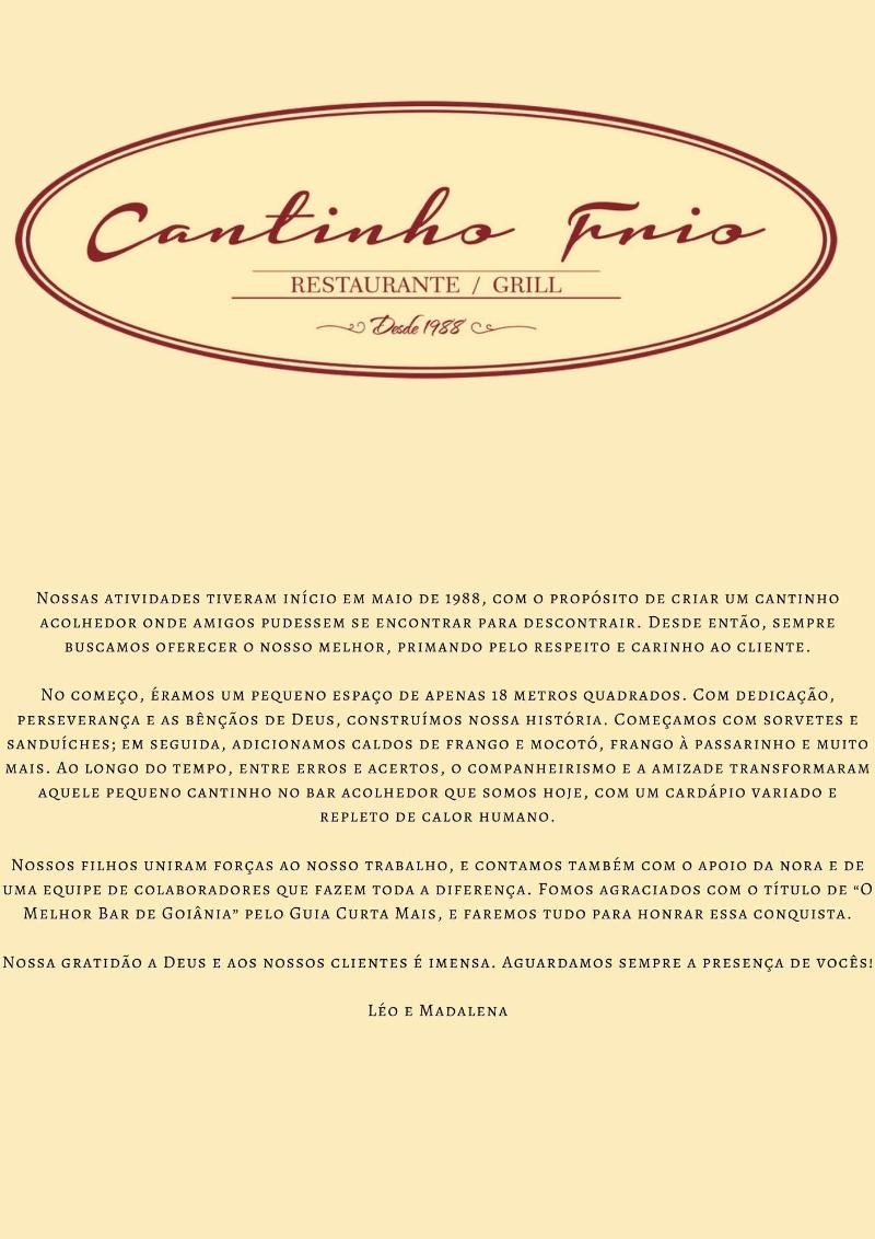 Bar: Cantinho Frio