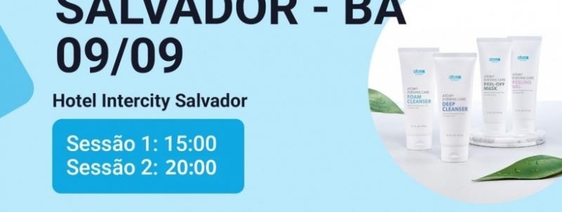 Evento: Skincare de produtos coreanos - Salvador / BA - 09/09/2026