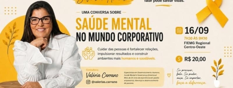 Evento: Café Empresarial - Uma conversa sobre saúde mental no mundo corporativo