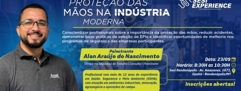Evento: Sesi Workshop de Proteção das Mãos