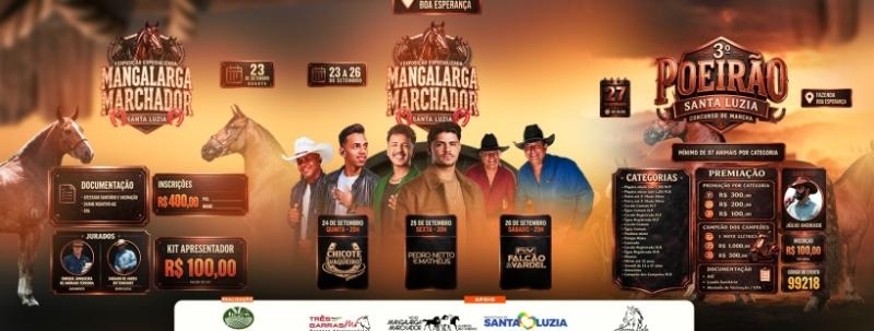 1ª Exposição Especializada - Mangalarga Marchador (Santa Luzia)
