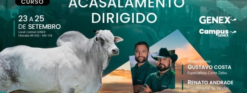 Evento: Curso de Acasalamento Dirigido GENEX - 6ª Edição