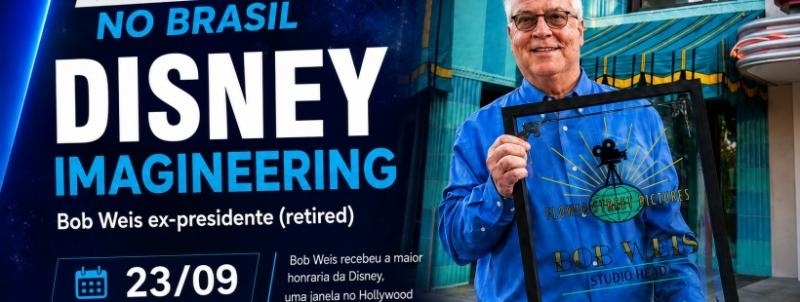 Evento: Excelência no Atendimento com o Ex-Presidente do Disney Imagineering Bob Weis (Evento Internacional)