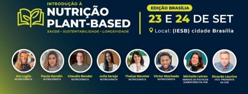 Curso de Introdução à Nutrição Plant-Based | Brasília