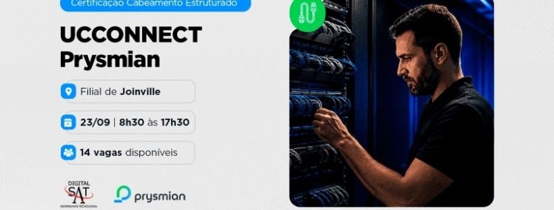 Certificação Cabeamento Estruturado -  UCCONNECT Prysmian | Joinville