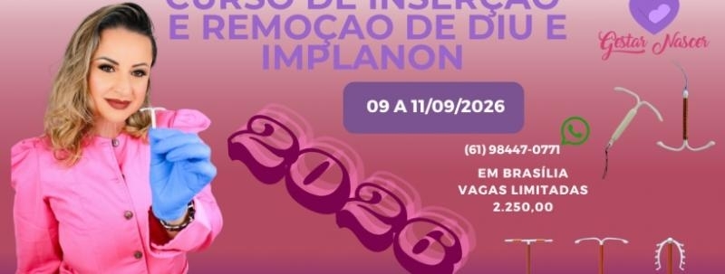 Evento: CAPACITAÇÃO E TREINAMENTO EM INSERÇÃO E RETIRADA DE DIU E IMPLANON