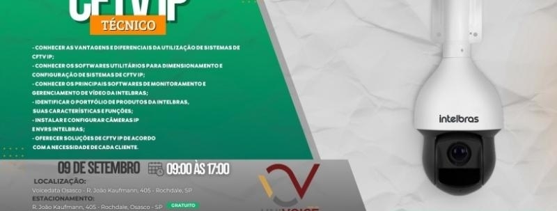 Evento: Curso CFTV IP (Intelbras)