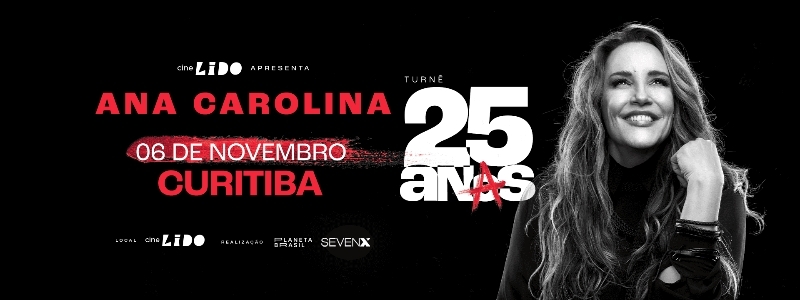 Evento: Ana Carolina - Curitiba - 06/11/2026