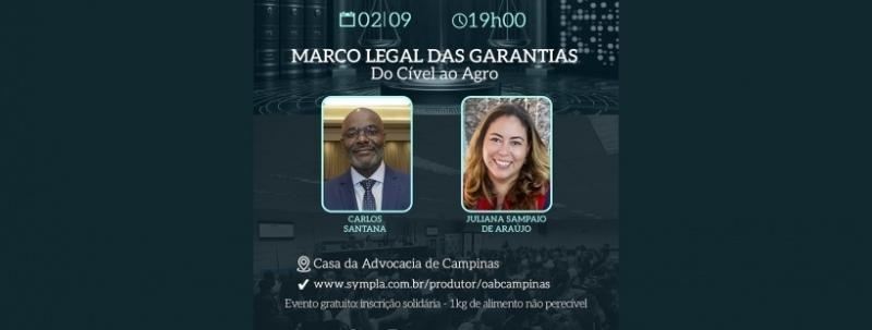 Evento: Semana Jurídica - Marco Legal das Garantias