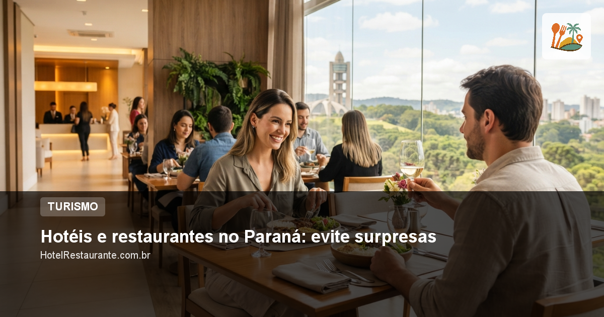 Hotéis e restaurantes no Paraná: evite surpresas