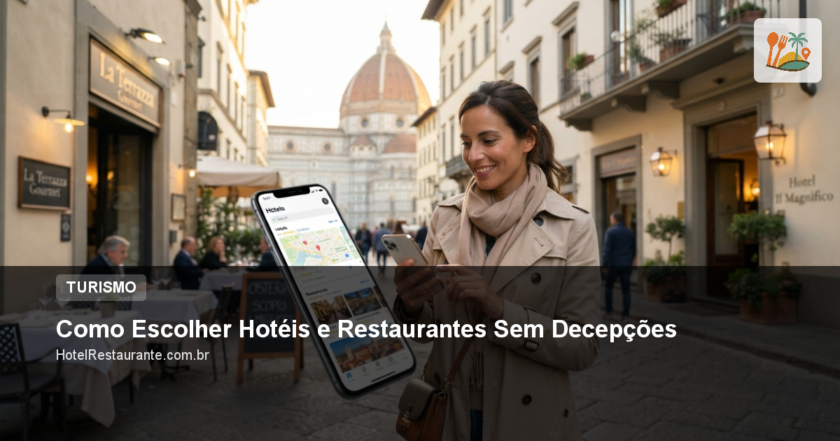 Como Escolher Hotéis e Restaurantes Sem Decepções