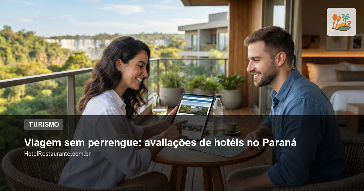 Viagem sem perrengue: avaliações de hotéis no Paraná Viagem sem perrengue: avaliações de hotéis no Paraná