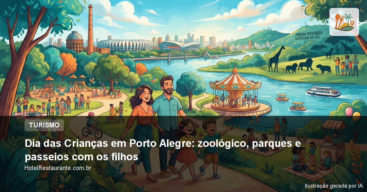 Dia das Crianças em Porto Alegre: zoológico, parques e passeios com os filhos