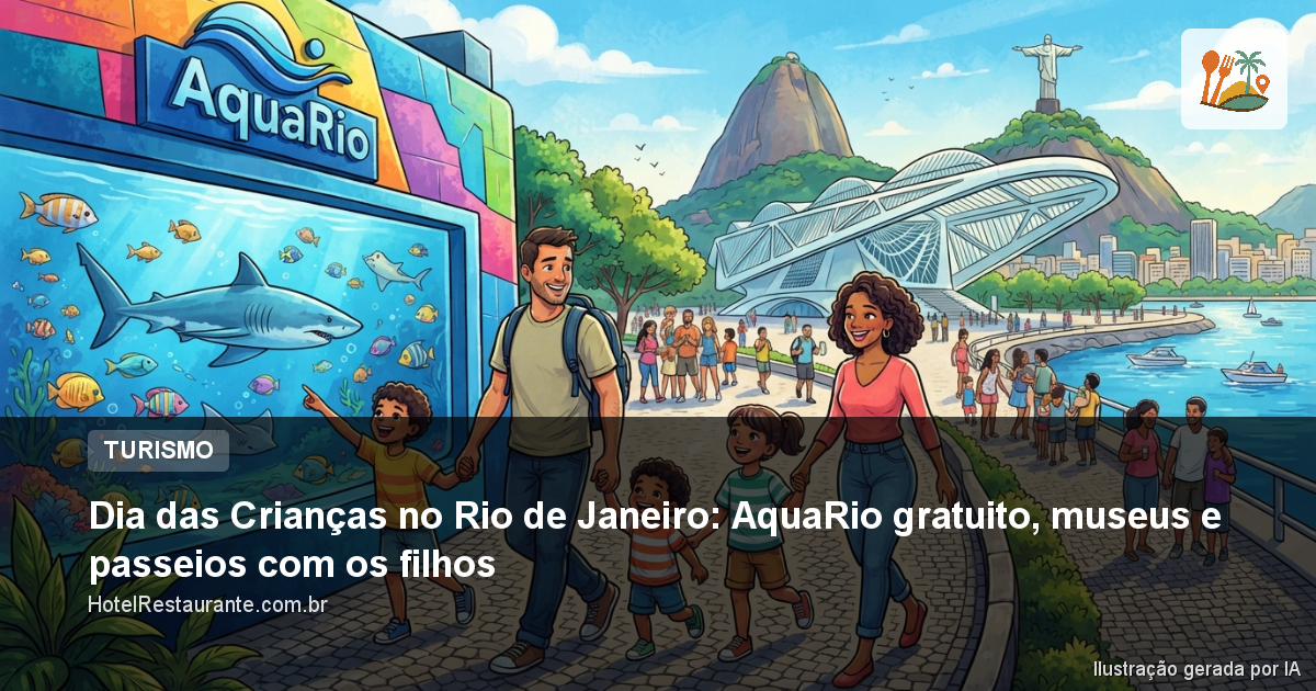 Dia das Crianças no Rio de Janeiro: AquaRio gratuito, museus e passeios com os filhos Dia das Crianças no Rio de Janeiro: AquaRio gratuito, museus e passeios com os filhos