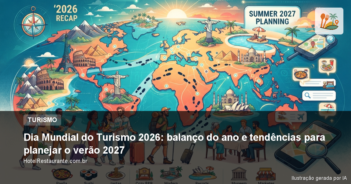 Dia Mundial do Turismo 2026: balanço do ano e tendências para planejar o verão 2027