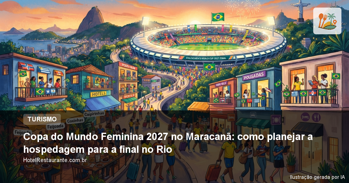 Copa do Mundo Feminina 2027 no Maracanã: como planejar a hospedagem para a final no Rio Copa do Mundo Feminina 2027 no Maracanã: como planejar a hospedagem para a final no Rio
