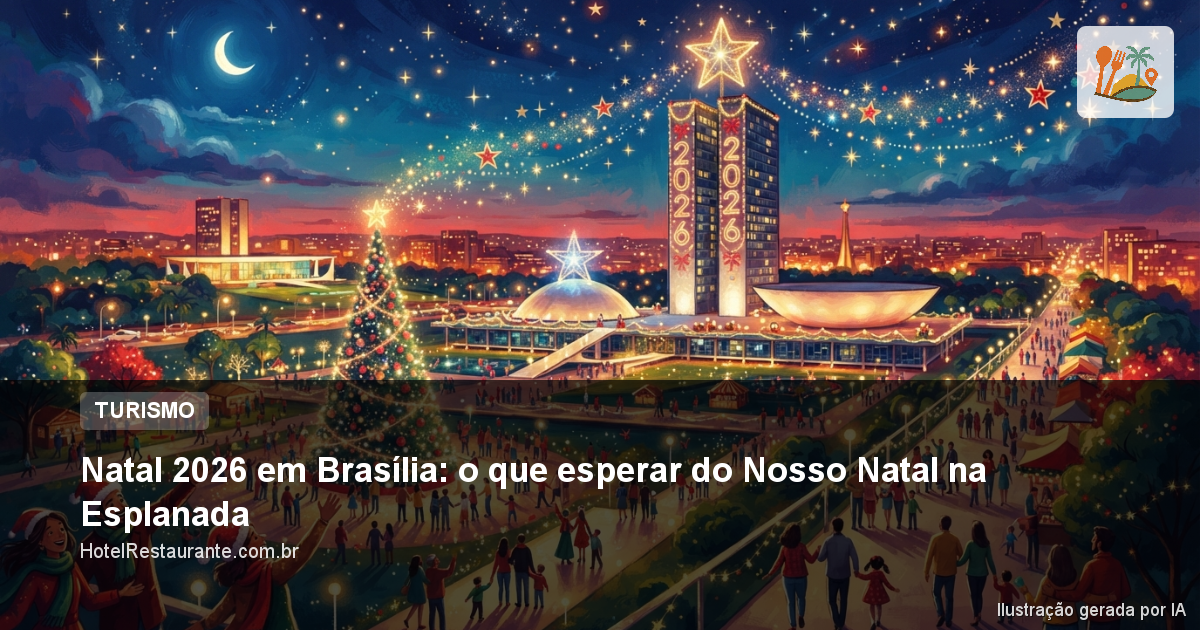 Natal 2026 em Brasília: o que esperar do Nosso Natal na Esplanada