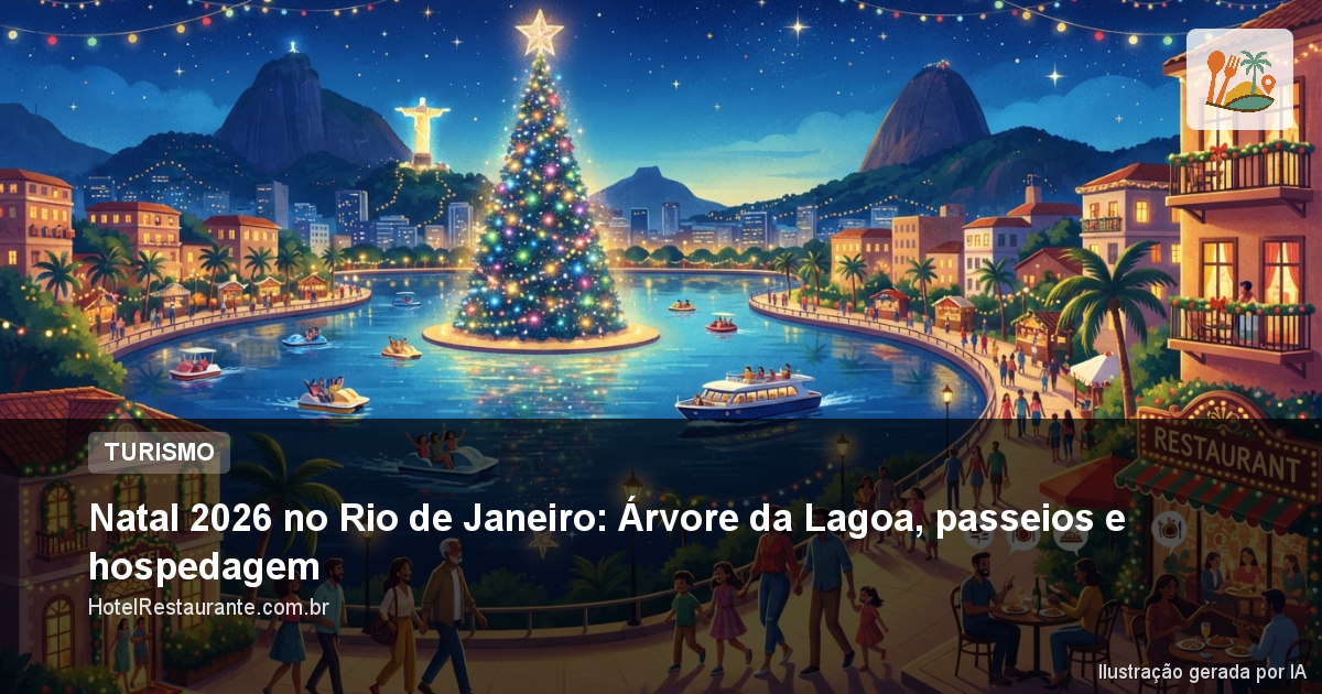 Natal 2026 no Rio de Janeiro: Árvore da Lagoa, passeios e hospedagem