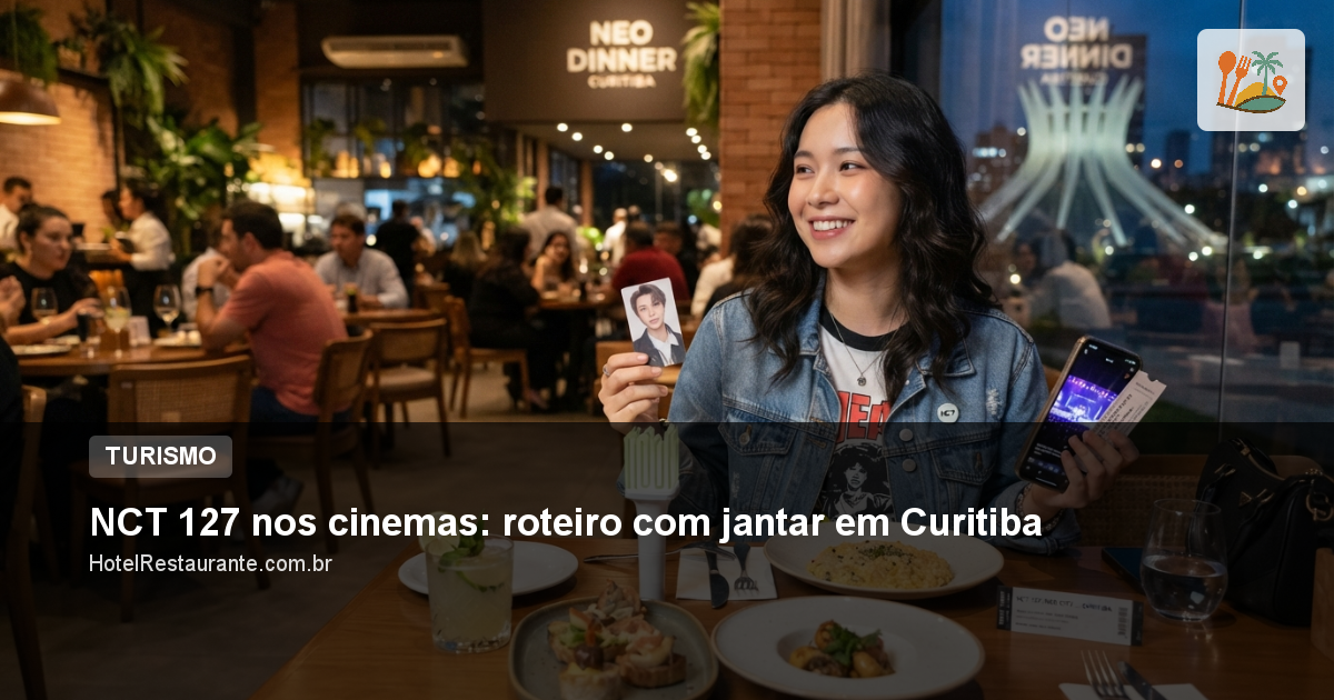 NCT 127 nos cinemas: roteiro com jantar em Curitiba