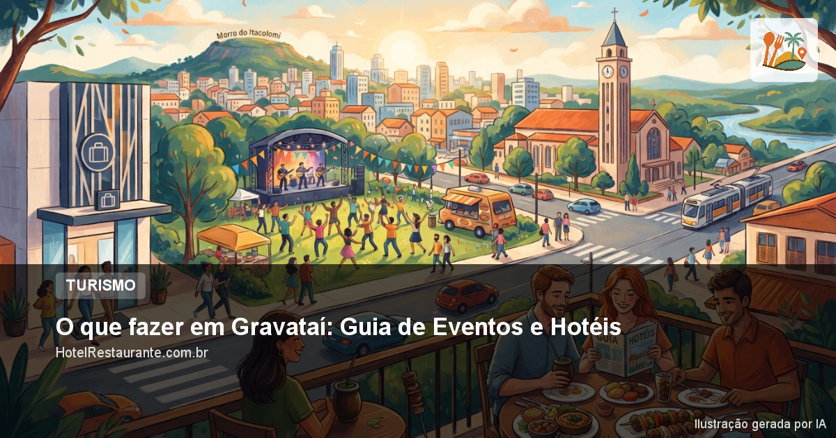 O que fazer em Gravataí: Guia de Eventos e Hotéis
