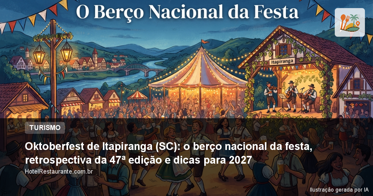 Oktoberfest de Itapiranga (SC): o berço nacional da festa, retrospectiva da 47ª edição e dicas para 2027