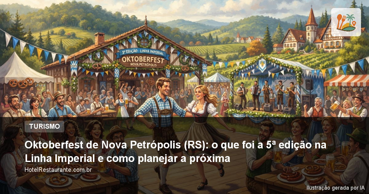 Oktoberfest de Nova Petrópolis (RS): o que foi a 5ª edição na Linha Imperial e como planejar a próxima