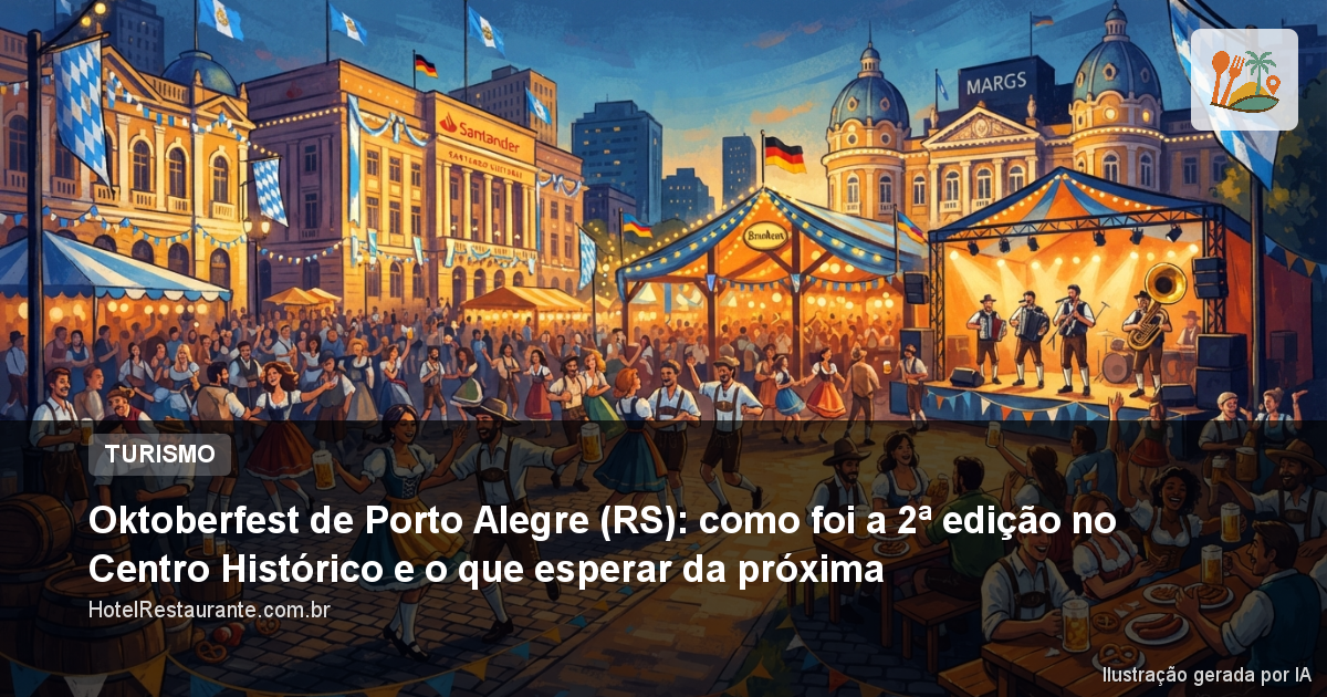 Oktoberfest de Porto Alegre (RS): como foi a 2ª edição no Centro Histórico e o que esperar da próxima