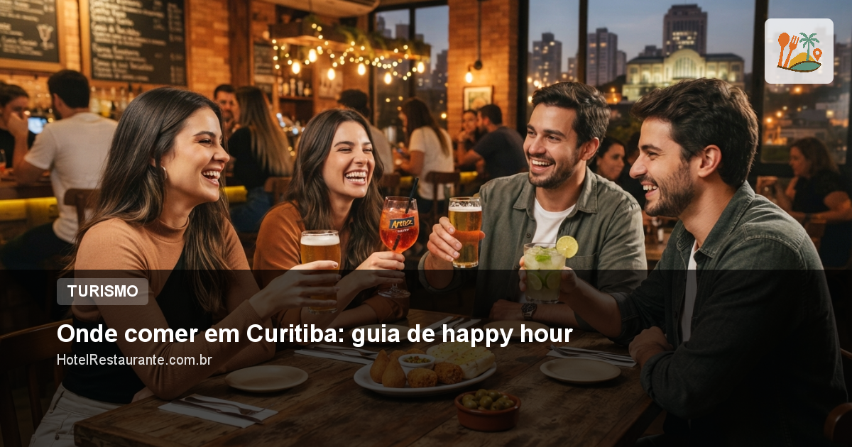 Onde comer em Curitiba: guia de happy hour