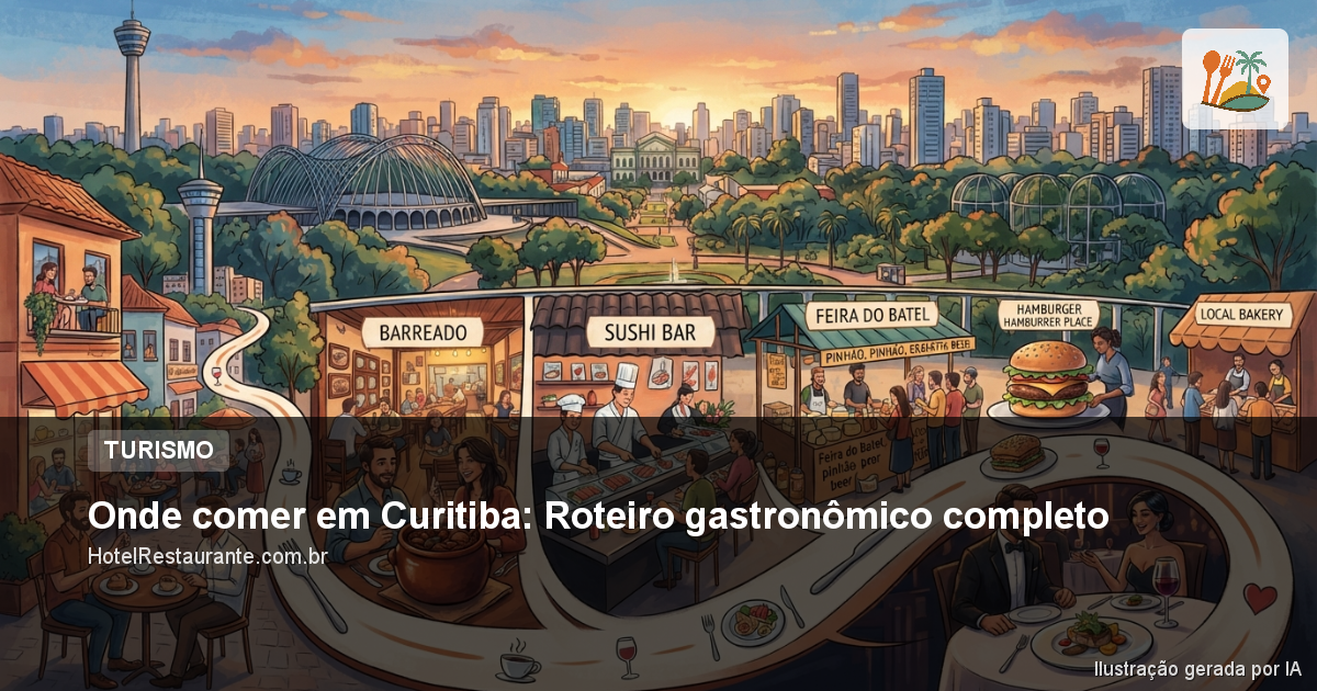 Onde comer em Curitiba: Roteiro gastronômico completo