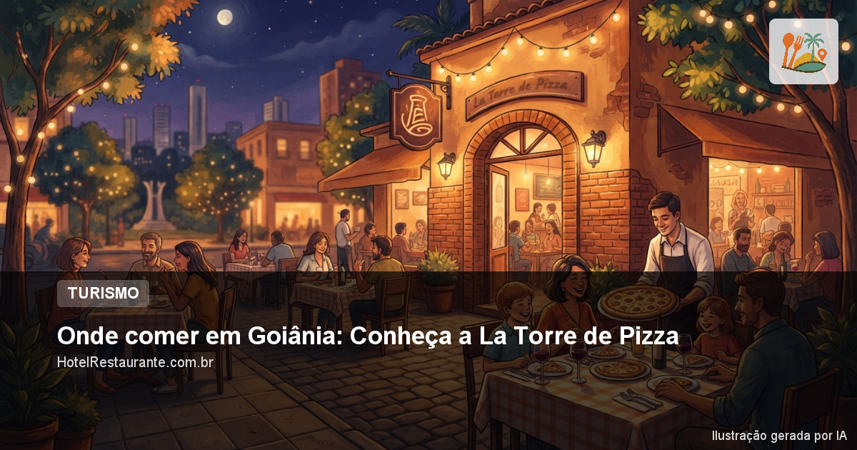 Onde comer em Goiânia: Conheça a La Torre de Pizza Onde comer em Goiânia: Conheça a La Torre de Pizza