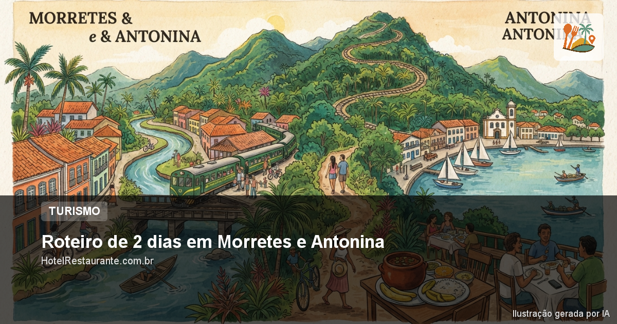 Roteiro de 2 dias em Morretes e Antonina