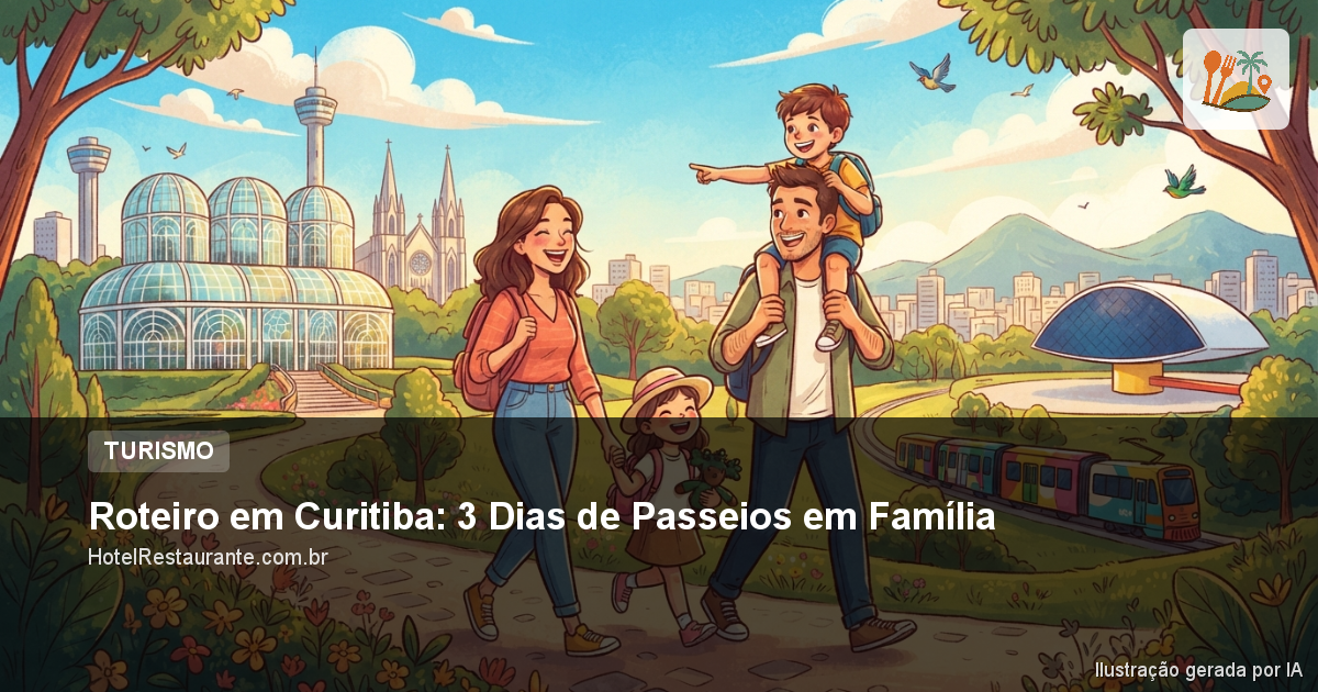 Roteiro em Curitiba: 3 Dias de Passeios em Família