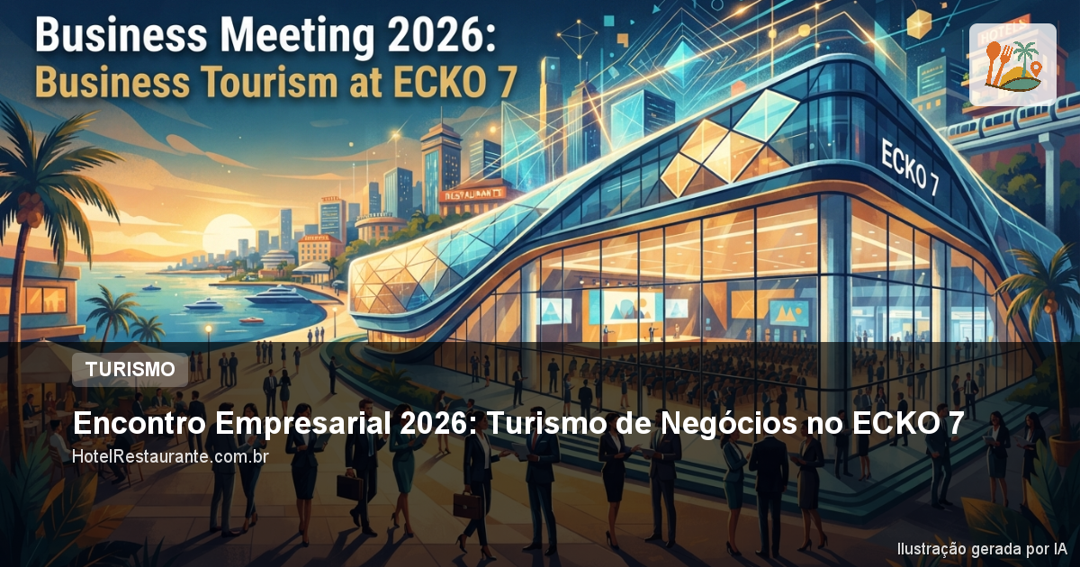 Encontro Empresarial 2026: Turismo de Negócios no ECKO 7 Encontro Empresarial 2026: Turismo de Negócios no ECKO 7