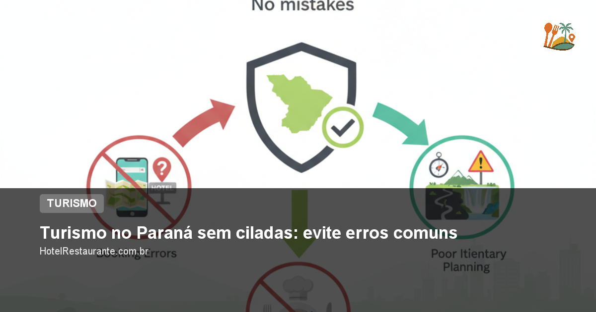 Turismo no Paraná sem ciladas: evite erros comuns